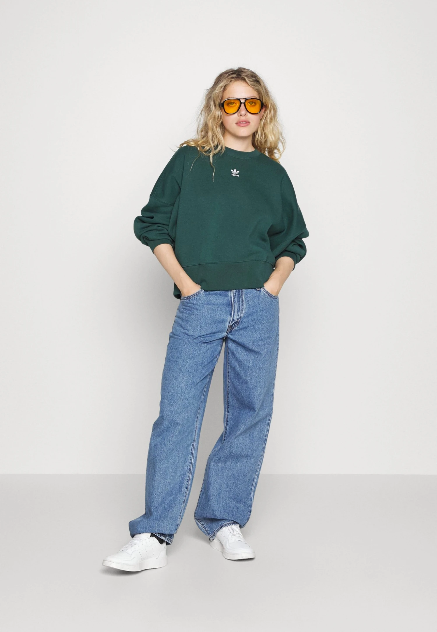 Adidas Originals Sweatshirt - Mineral Green 4 Adidas Originals Sweatshirt - Mineral Green - Image 2