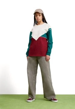 Adidas Originals Long Sleeved Top - White/Collegiate Green/Collegiate Burgundy -Adidas Shop 009c4230455b47fdb624ffdd06458b3f