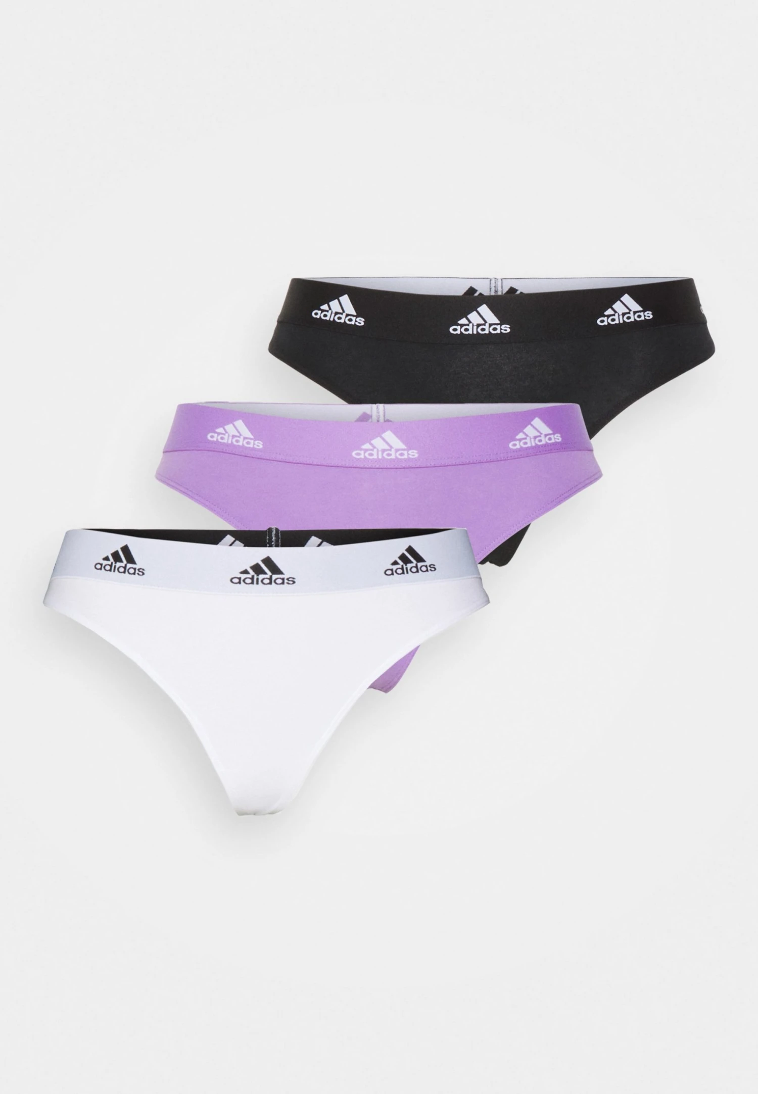 Adidas Sportswear Thong - Thong - Black/White/Lilac 8 Adidas Sportswear Thong - Thong - Black/White/Lilac - Image 6