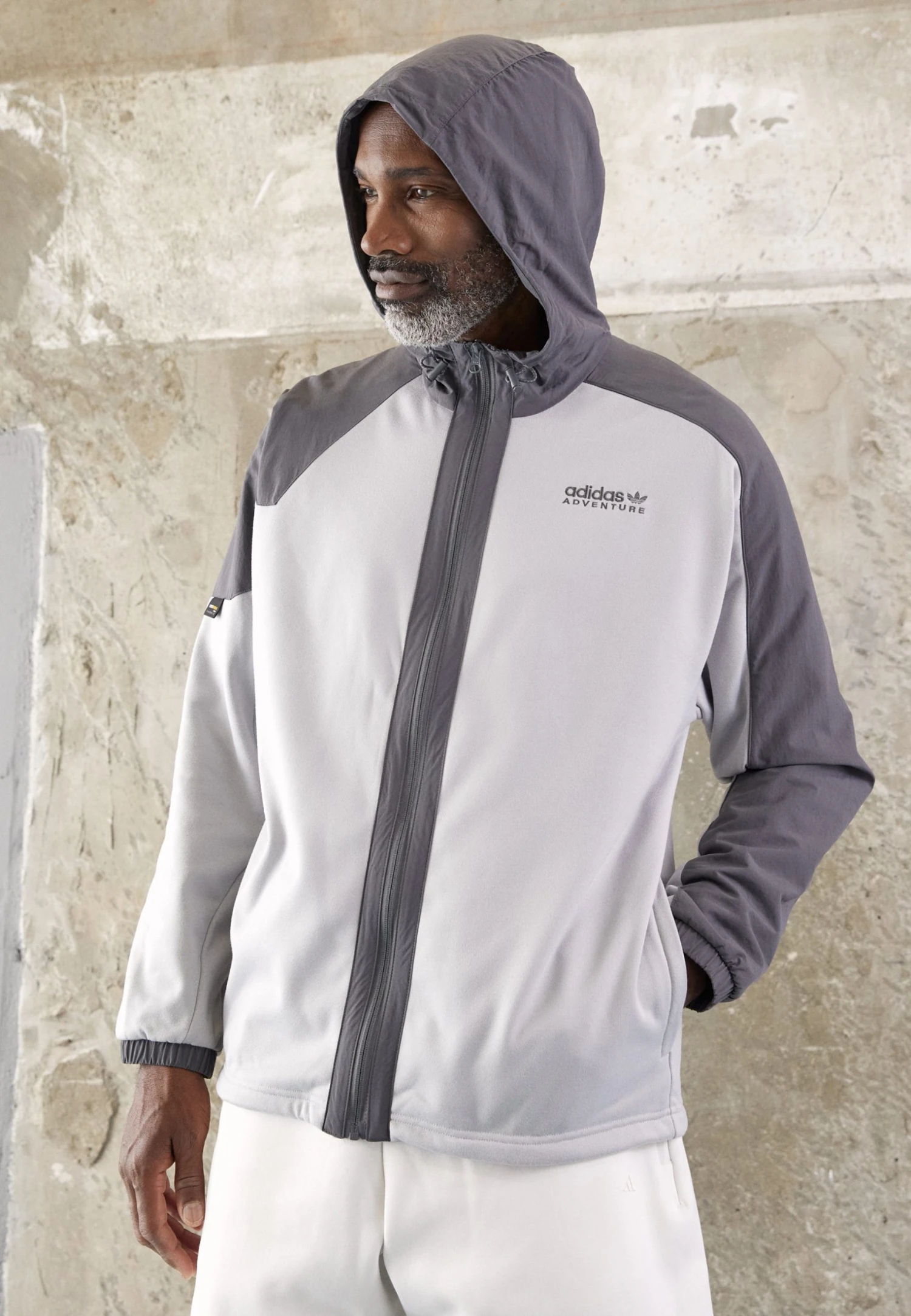 Adidas Originals Winter- Zip-Up Sweatshirt - Grey 3 Adidas Originals Winter- Zip-Up Sweatshirt - Grey