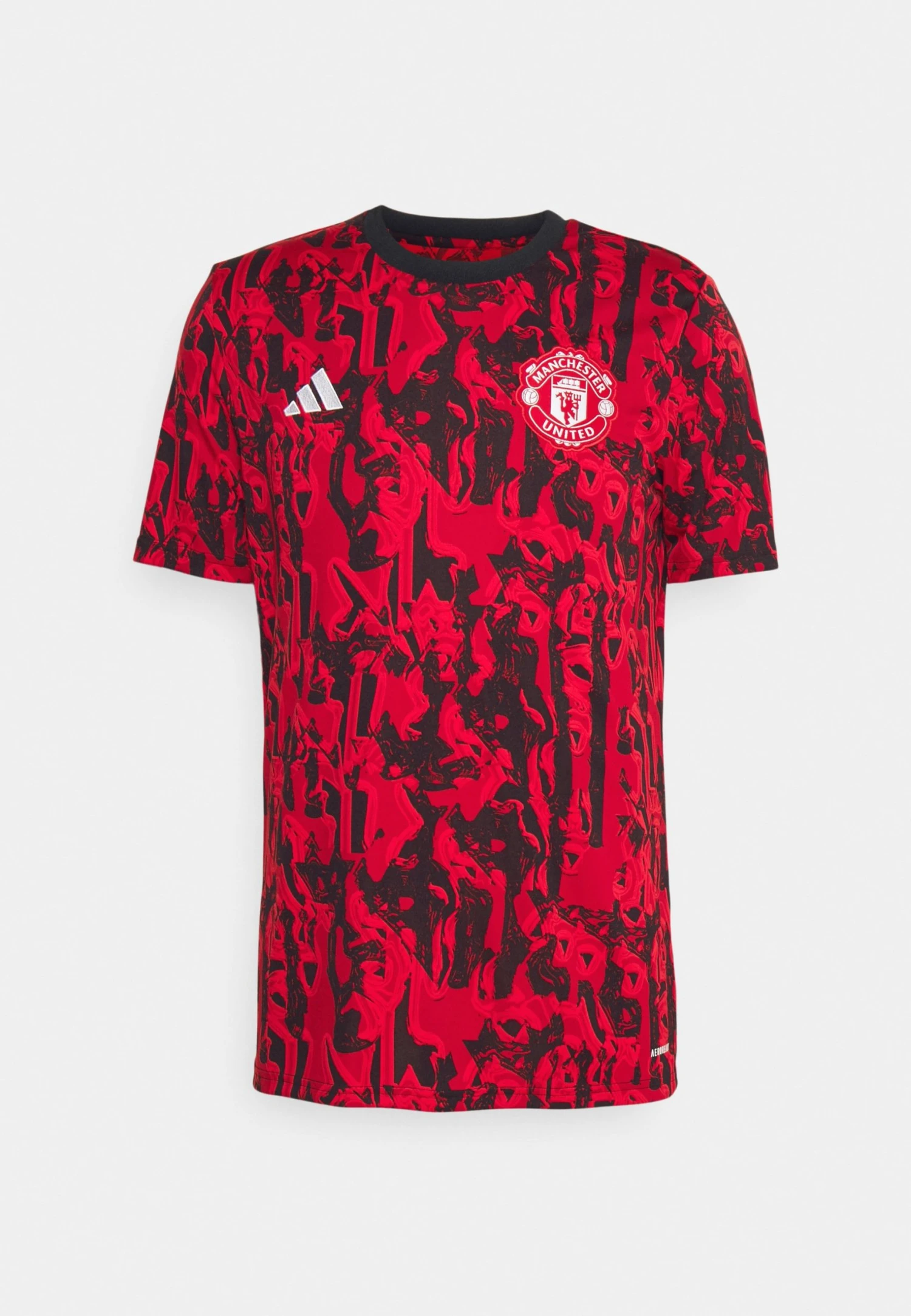 ADIDAS PERFORMANCE Manchester United Prematch - Club Wear - Red/Black 6 ADIDAS PERFORMANCE Manchester United Prematch - Club Wear - Red/Black - Image 4