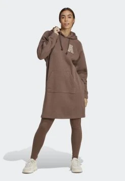 Adidas Sportswear All Szn X Logomania- Day Dress - Earth Strata