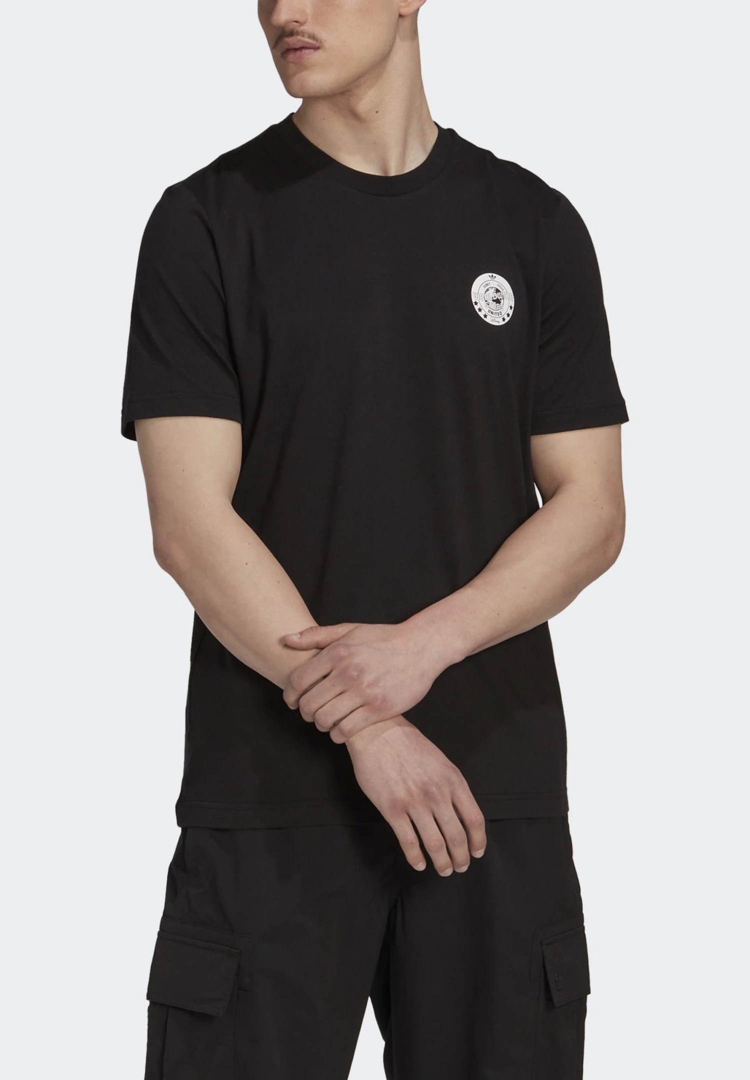 Adidas Originals Disney Gfx Ss - Print T-Shirt - Black 8 Adidas Originals Disney Gfx Ss - Print T-Shirt - Black - Image 6