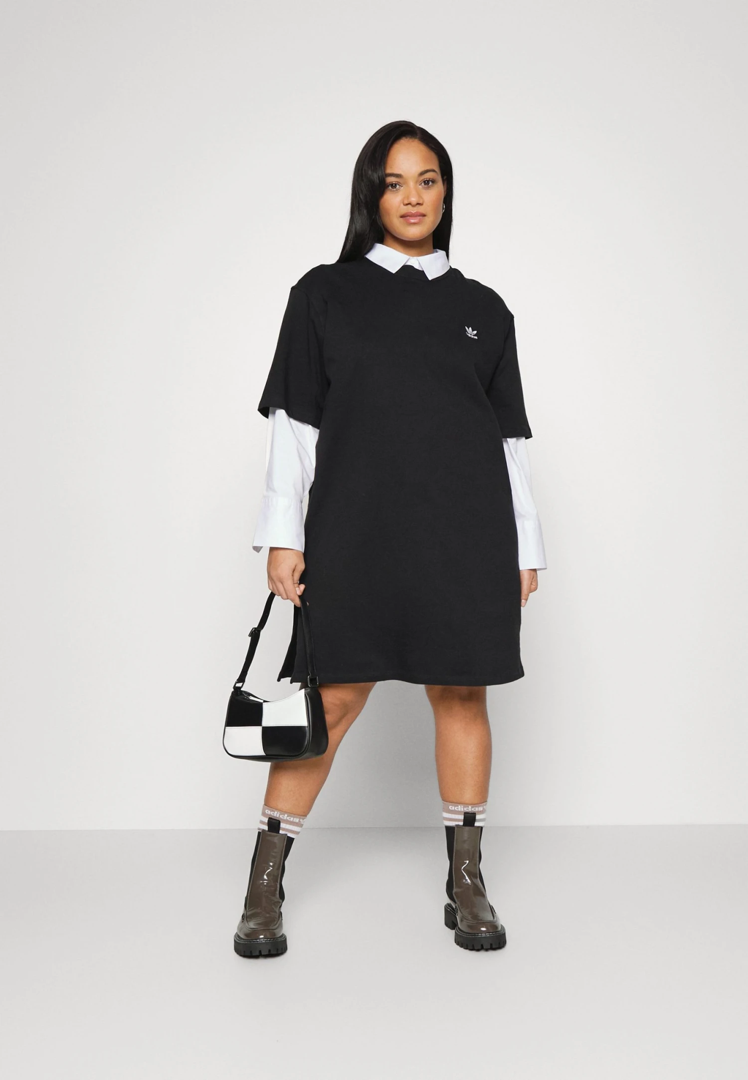 Adidas Originals Tee Dress - Jersey Dress - Black 4 Adidas Originals Tee Dress - Jersey Dress - Black - Image 2