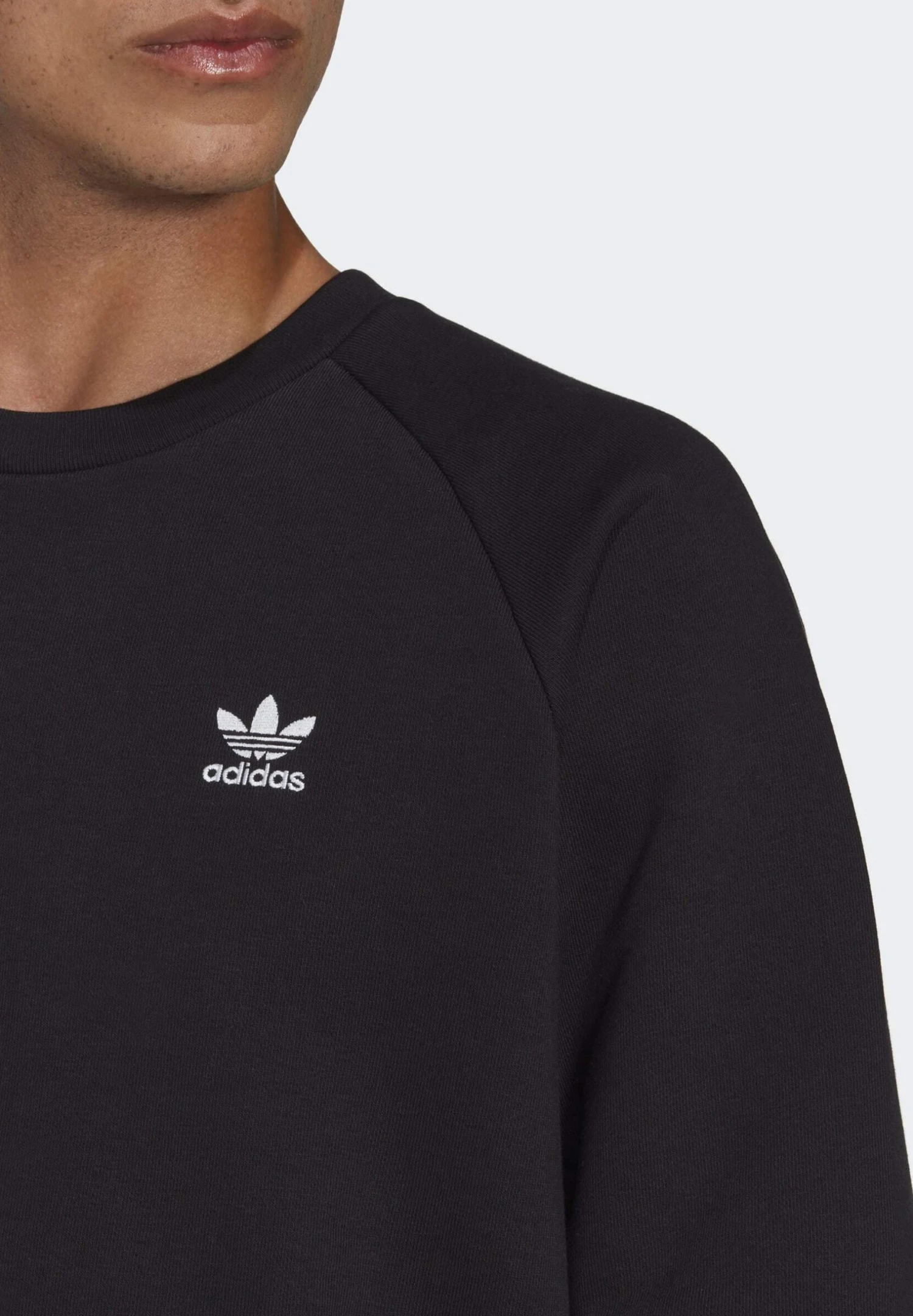 Adidas Originals Essential Crew - Sweatshirt - Black 5 Adidas Originals Essential Crew - Sweatshirt - Black - Image 3