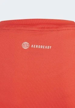 Adidas Sportswear Train Icons Aeroready Logo- Print T-Shirt - Bright Red/White/Legend Ink -Adidas Shop 0573347b0355481783b49f86a61491c8