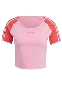 Adidas Originals Short - Print T-Shirt - Semi Pink Glow/Real Coral -Adidas Shop 05a921e75b7947adbcc3f1761208daf1
