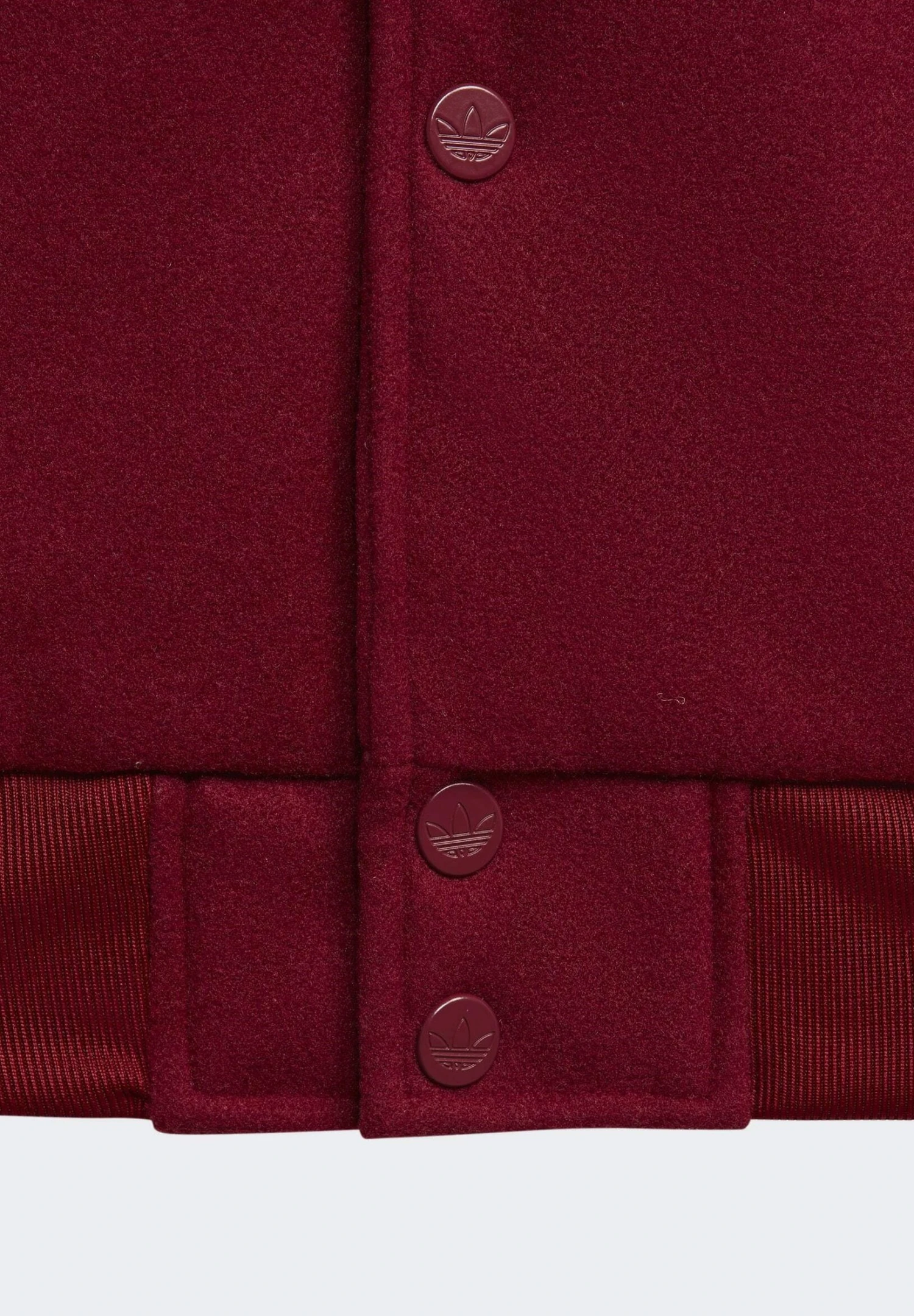 Adidas Originals Junior Unisex - Bomber Jacket - Collegiate Burgundy 7 Adidas Originals Junior Unisex - Bomber Jacket - Collegiate Burgundy - Image 5