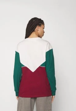 Adidas Originals Long Sleeved Top - White/Collegiate Green/Collegiate Burgundy -Adidas Shop 0868b20e5c834e88905f1770bded459f