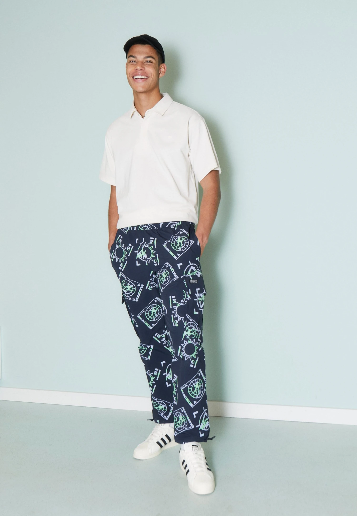 Adidas Originals Cargo Trousers - Multicolor/Black 4 Adidas Originals Cargo Trousers - Multicolor/Black - Image 2