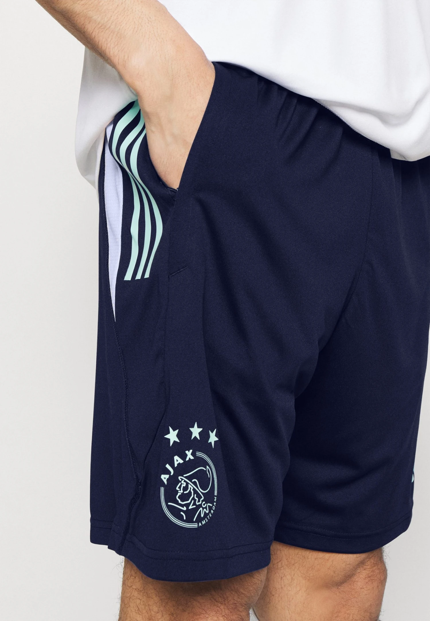 ADIDAS PERFORMANCE Ajax Amsterdam Trainings Short - Sports Shorts - Collegiate Navy/Clear Mint 8 ADIDAS PERFORMANCE Ajax Amsterdam Trainings Short - Sports Shorts - Collegiate Navy/Clear Mint - Image 6