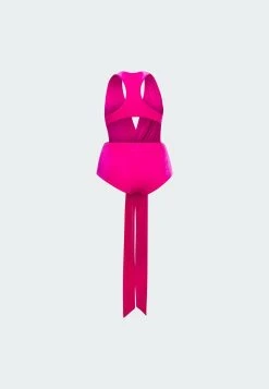 Adidas Originals Ivy Park Front-Tie Plus Size - Swimsuit - Shock Pink -Adidas Shop 08c8b668092d42c9bab1af3fb823dd49