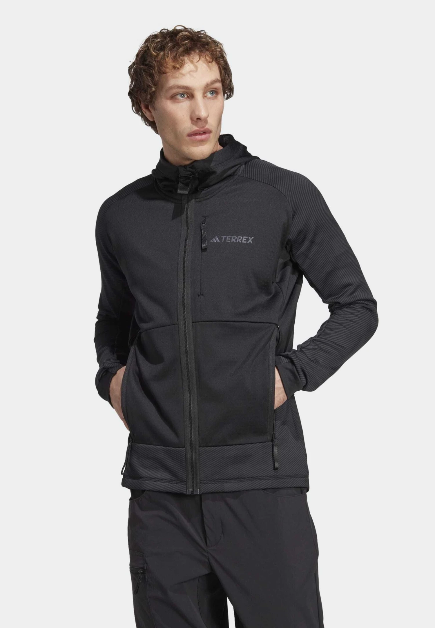 Adidas Sportswear Fleece Jacket - Black 3 Adidas Sportswear Fleece Jacket - Black