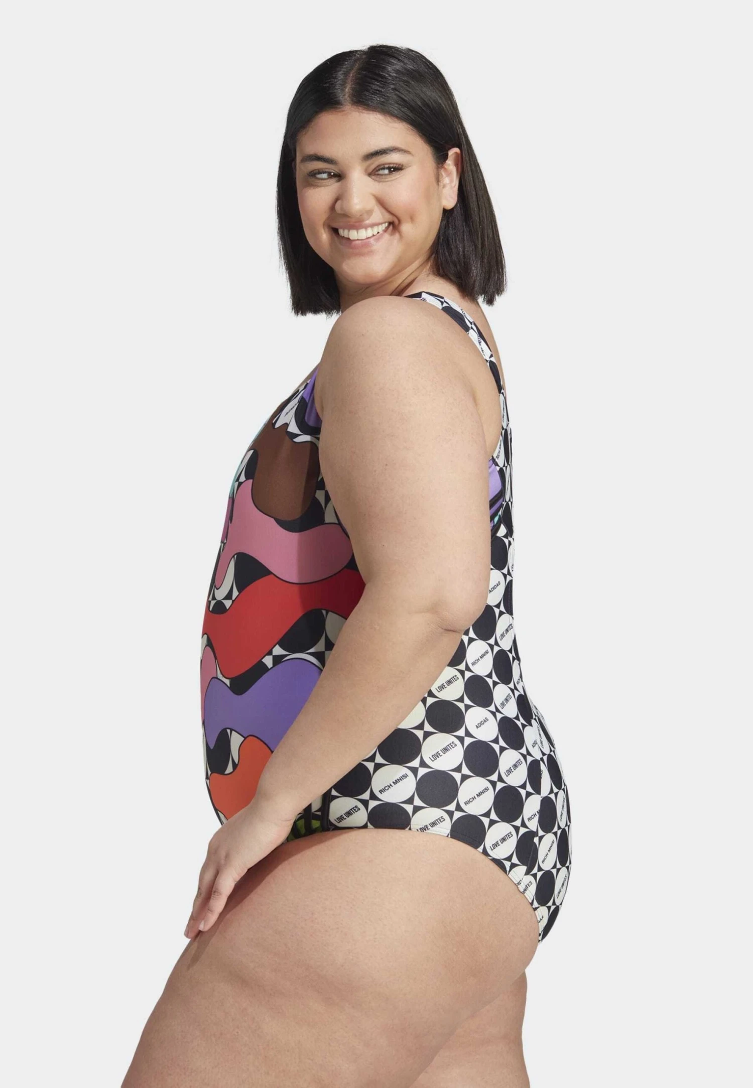 Adidas Sportswear Rich Mnisi - Swimsuit - Lucid Fuchsia Off White 5 Adidas Sportswear Rich Mnisi - Swimsuit - Lucid Fuchsia Off White - Image 3