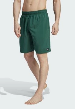 Adidas Sportswear Solid Clx Classic-Length - Swimming Shorts - Collegiate Green Black