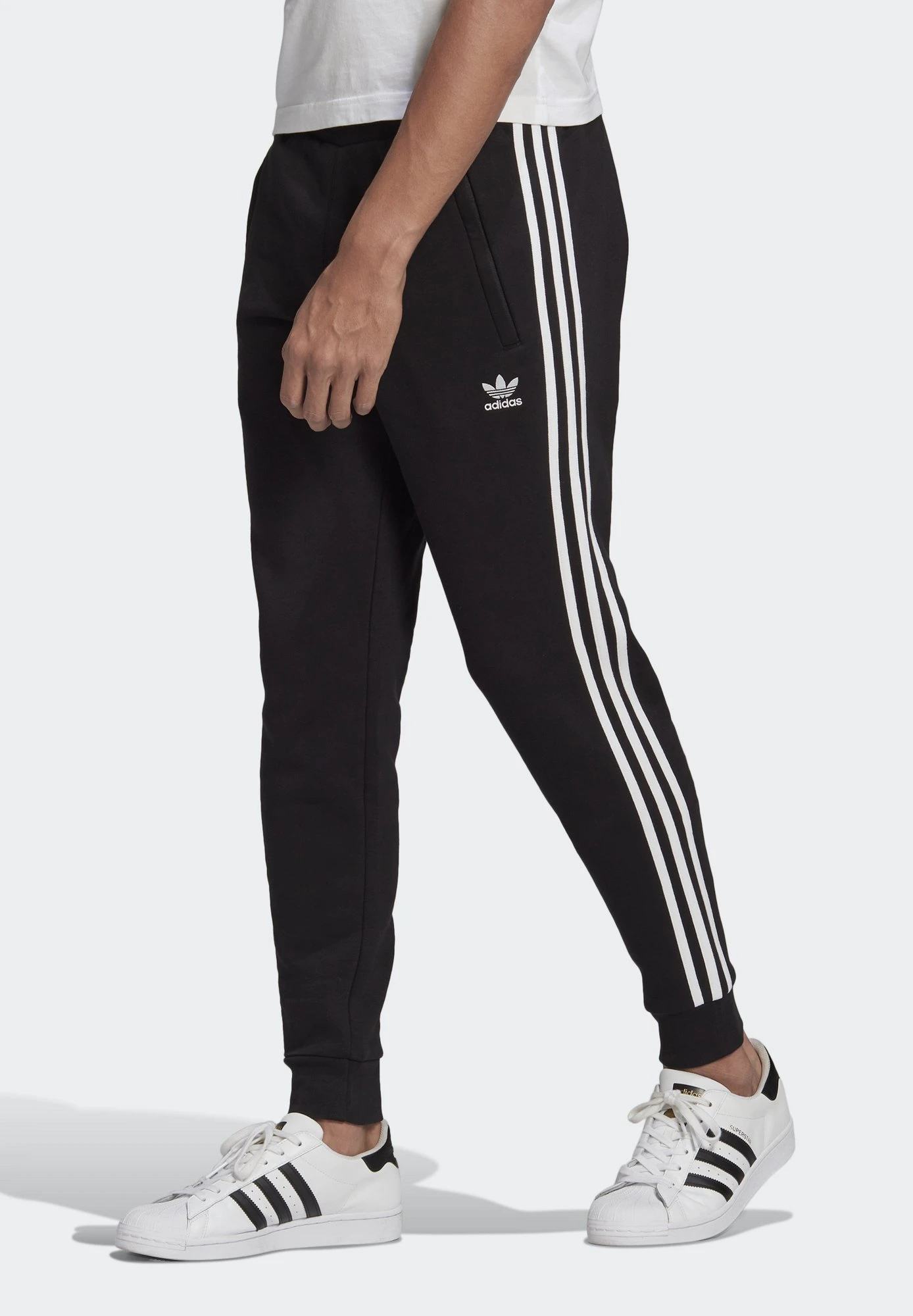 Adidas Originals 3-Stripes Pant Unisex - Tracksuit Bottoms - Black 3 Adidas Originals 3-Stripes Pant Unisex - Tracksuit Bottoms - Black