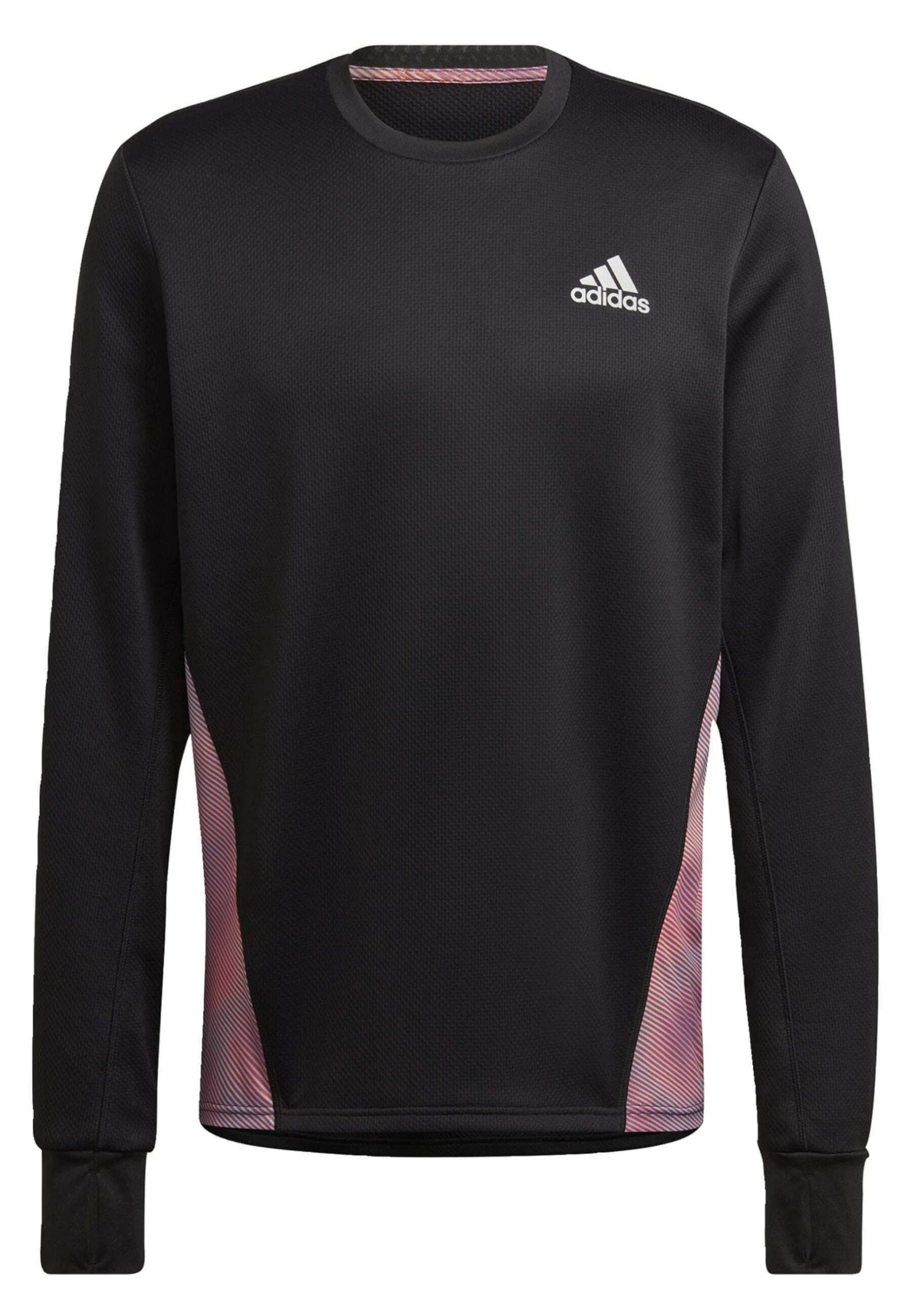 ADIDAS PERFORMANCE Own The Run Colorblock- Sweatshirt - Black/Multicolor Semi Impact/Orange 9 ADIDAS PERFORMANCE Own The Run Colorblock- Sweatshirt - Black/Multicolor Semi Impact/Orange - Image 7