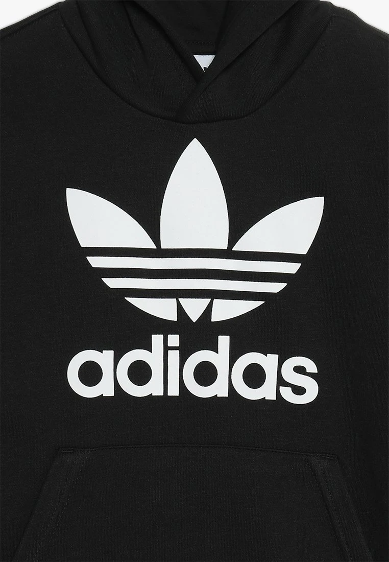 Adidas Originals Trefoil Junior Unisex - Hoodie - Black/White 7 Adidas Originals Trefoil Junior Unisex - Hoodie - Black/White - Image 5