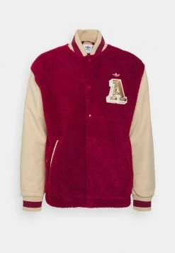 Adidas Originals Varsity Jacket - Bomber Jacket - Legacy Burgundy -Adidas Shop 0c74c2c20a54438fb7a95d895f970e75