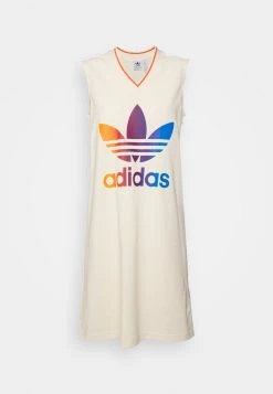 Adidas Originals Adicolor 70S V Neck Dress - Day Dress - White -Adidas Shop 0d4685c5cfff43b9bf0d82ec9db8c616