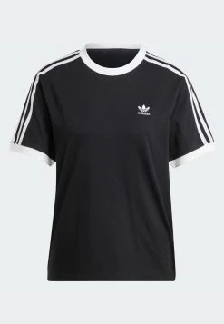 Adidas Originals 3 Stripes Tee - Print T-Shirt - Black 9 Adidas Originals 3 Stripes Tee - Print T-Shirt - Black -Adidas Shop 0d696360b05e4ff4a71847b2586e12f1