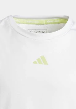 Adidas Sportswear Training Aeroready 3-Stripes - Print T-Shirt - White/Pulse Lime/Pulse Lime -Adidas Shop 0e1220867e974026b87a2758f54e16df