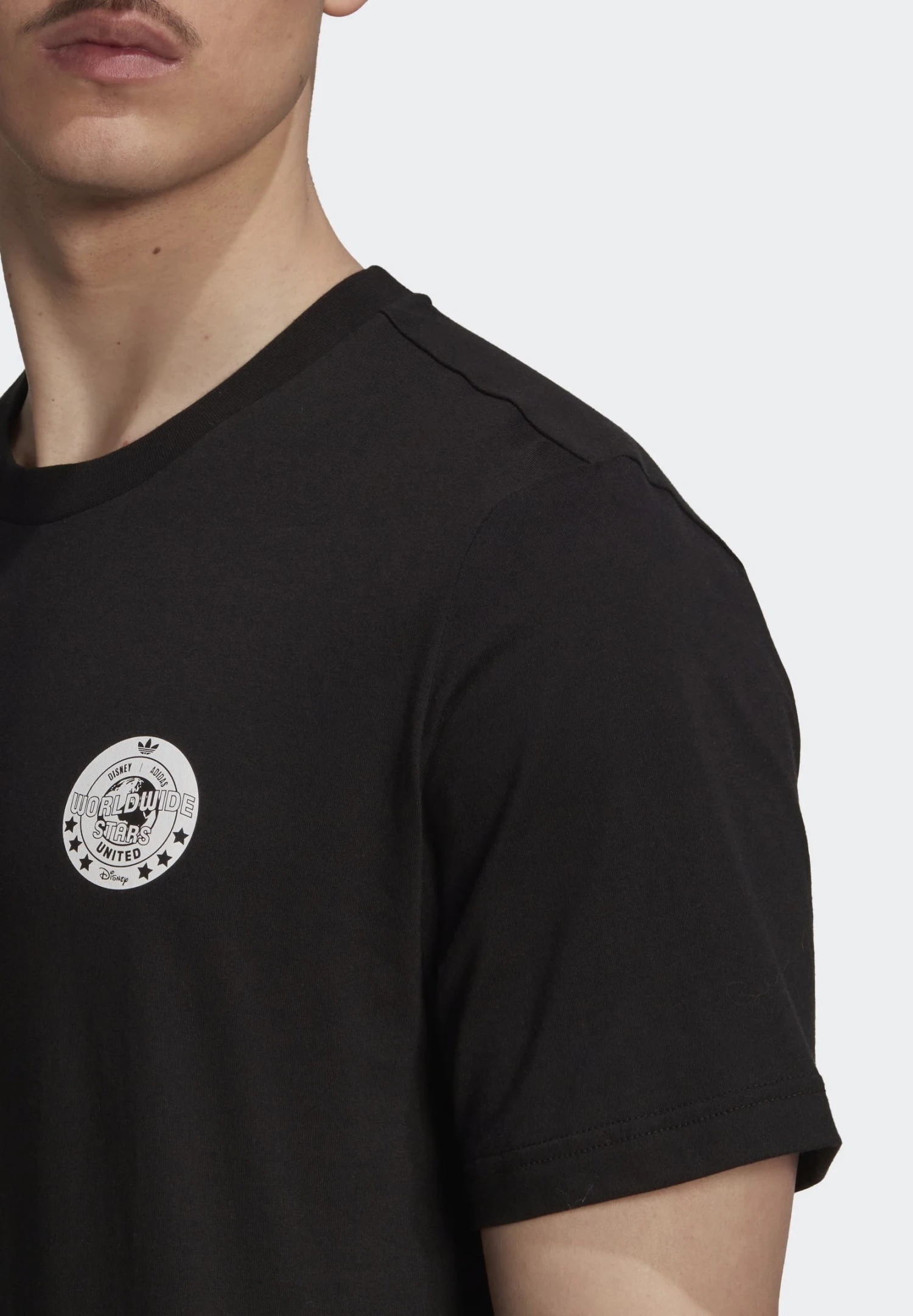 Adidas Originals Disney Gfx Ss - Print T-Shirt - Black 5 Adidas Originals Disney Gfx Ss - Print T-Shirt - Black - Image 3