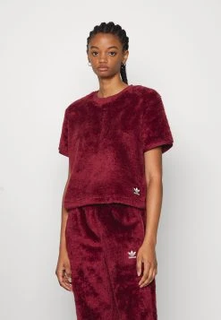 Adidas Originals Essentials Fluffy - Print T-Shirt - Shadow Red -Adidas Shop 1021d8e439e945bab90ca5f0267858fa