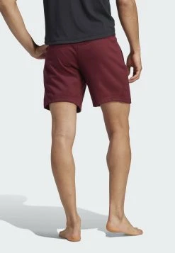 ADIDAS PERFORMANCE Yoga Training- Sports Shorts - Shadow Red Carbon
