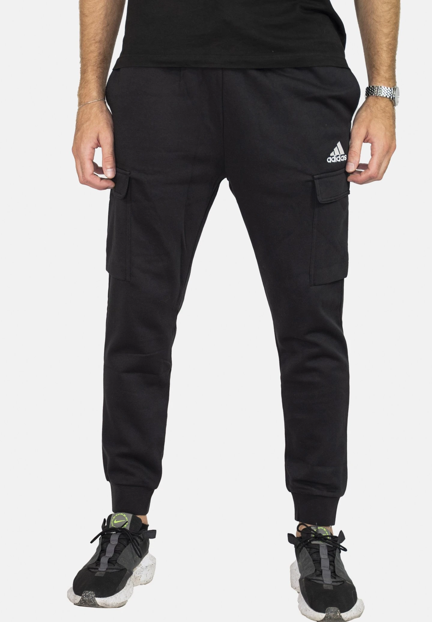 Adidas Sportswear Felczy C- Tracksuit Bottoms - Black/White 3 Adidas Sportswear Felczy C- Tracksuit Bottoms - Black/White