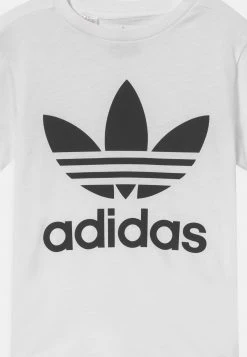 Adidas Originals Trefoil - Print T-Shirt - White/Black -Adidas Shop 110120439bad4b5eb765fd81fa997900