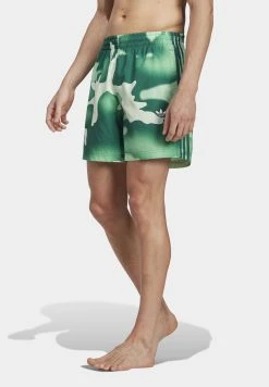 Adidas Originals Camo - Swimming Shorts - Collegiate Green