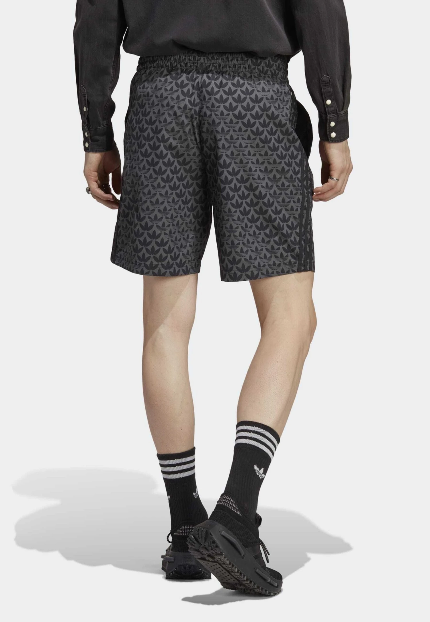 Adidas Originals Swimming Shorts - Black White 5 Adidas Originals Swimming Shorts - Black White - Image 3