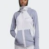 Adidas Sportswear Terrex Tech Flooce Hooded Hiking - Light Jacket