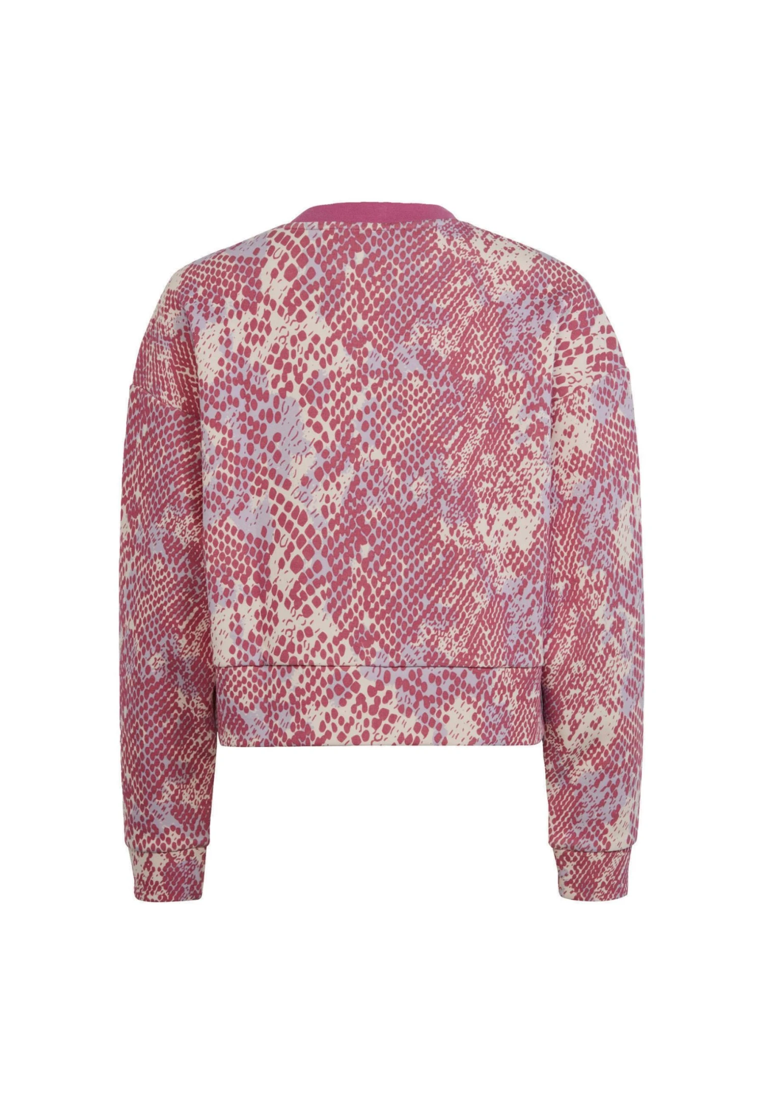 Adidas Sportswear Future Icons Allover Print- Sweatshirt - Quartz Silver Dawn Preloved Fuchsia 4 Adidas Sportswear Future Icons Allover Print- Sweatshirt - Quartz Silver Dawn Preloved Fuchsia - Image 2