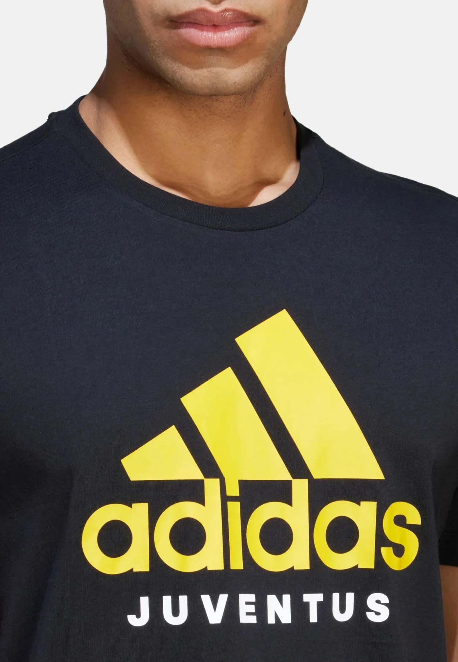 Adidas Originals Juve - Print T-Shirt - Black Yellow 6 Adidas Originals Juve - Print T-Shirt - Black Yellow - Image 4