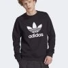 Adidas Originals Adicolor Classics Trefoil Crewneck - Sweatshirt - Black