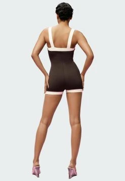 Adidas Originals Ivy Park 60S Swim Unitard - Swimsuit - Dark Brown Cream White 12 Adidas Originals Ivy Park 60S Swim Unitard - Swimsuit - Dark Brown Cream White -Adidas Shop 169f0f8081964f56bc928b2b349f836f
