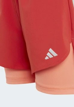 Adidas Sportswear Two-In-One Aeroready Running - Tracksuit Bottoms - Preloved Red Coral Fusion Reflective Silver -Adidas Shop 16f016333b1b49ba915985ce3159a0c7