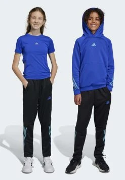 Adidas Sportswear Train Icons Aeroready 3-Stripes - Tracksuit Bottoms - Black Lucid Blue Preloved Blue