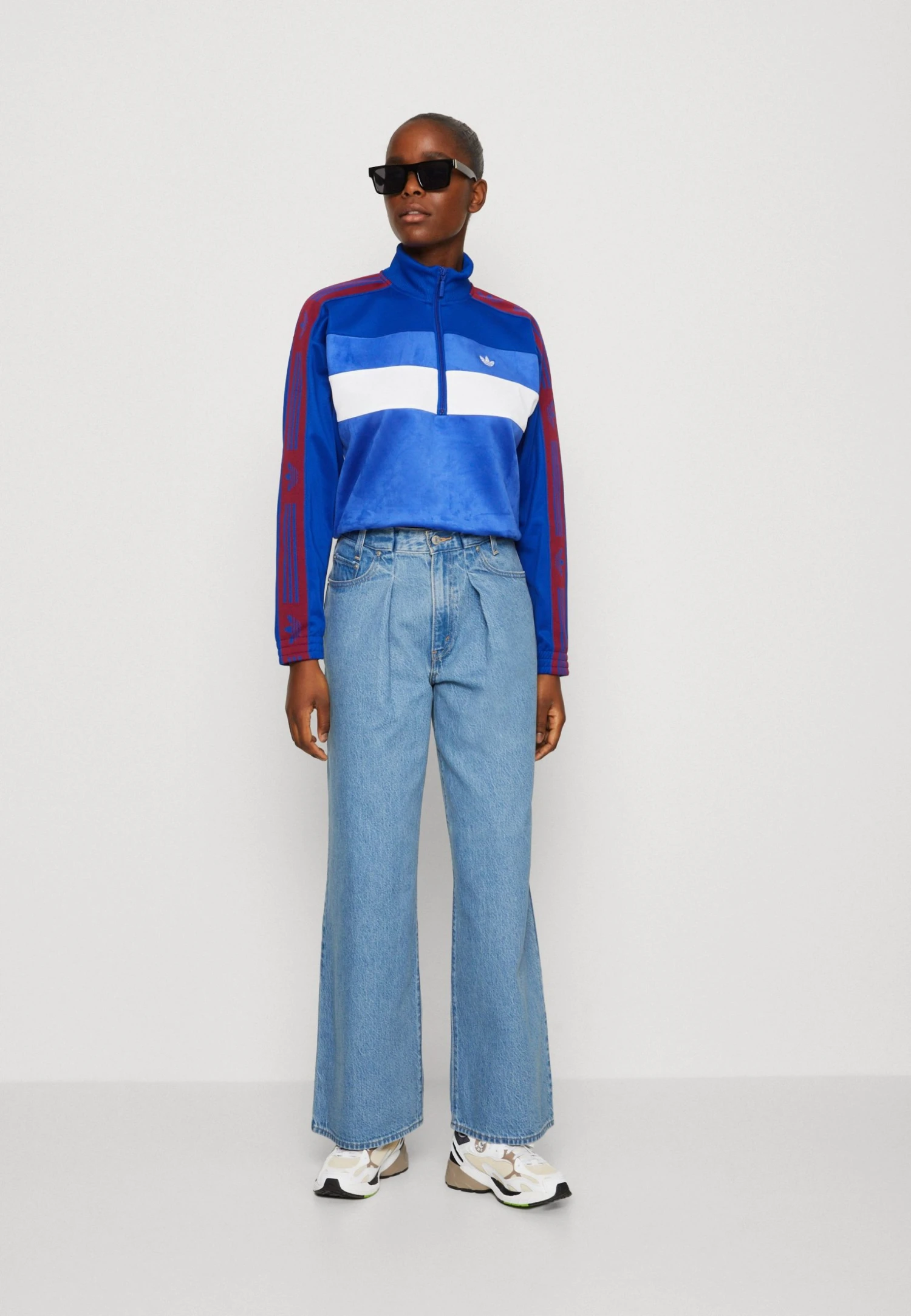 Adidas Originals Half Zip - Sweatshirt - Team Royal Blue/Team Royal Blue 4 Adidas Originals Half Zip - Sweatshirt - Team Royal Blue/Team Royal Blue - Image 2