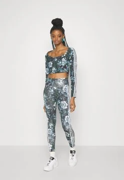 Adidas Originals Flower - Long Sleeved Top - Black/Multicolor -Adidas Shop 1bcf5a6689bc4e16a734c0a48d5129ed