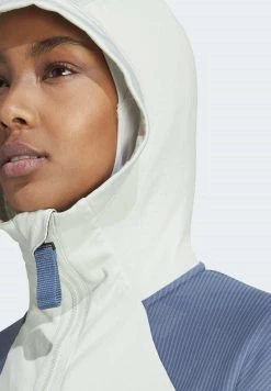 Adidas Sportswear Terrex Tech Flooce Hooded Hiking - Light Jacket - Linen Green Steel -Adidas Shop 1c588394b89f4d5fa4321303fcc35dfd