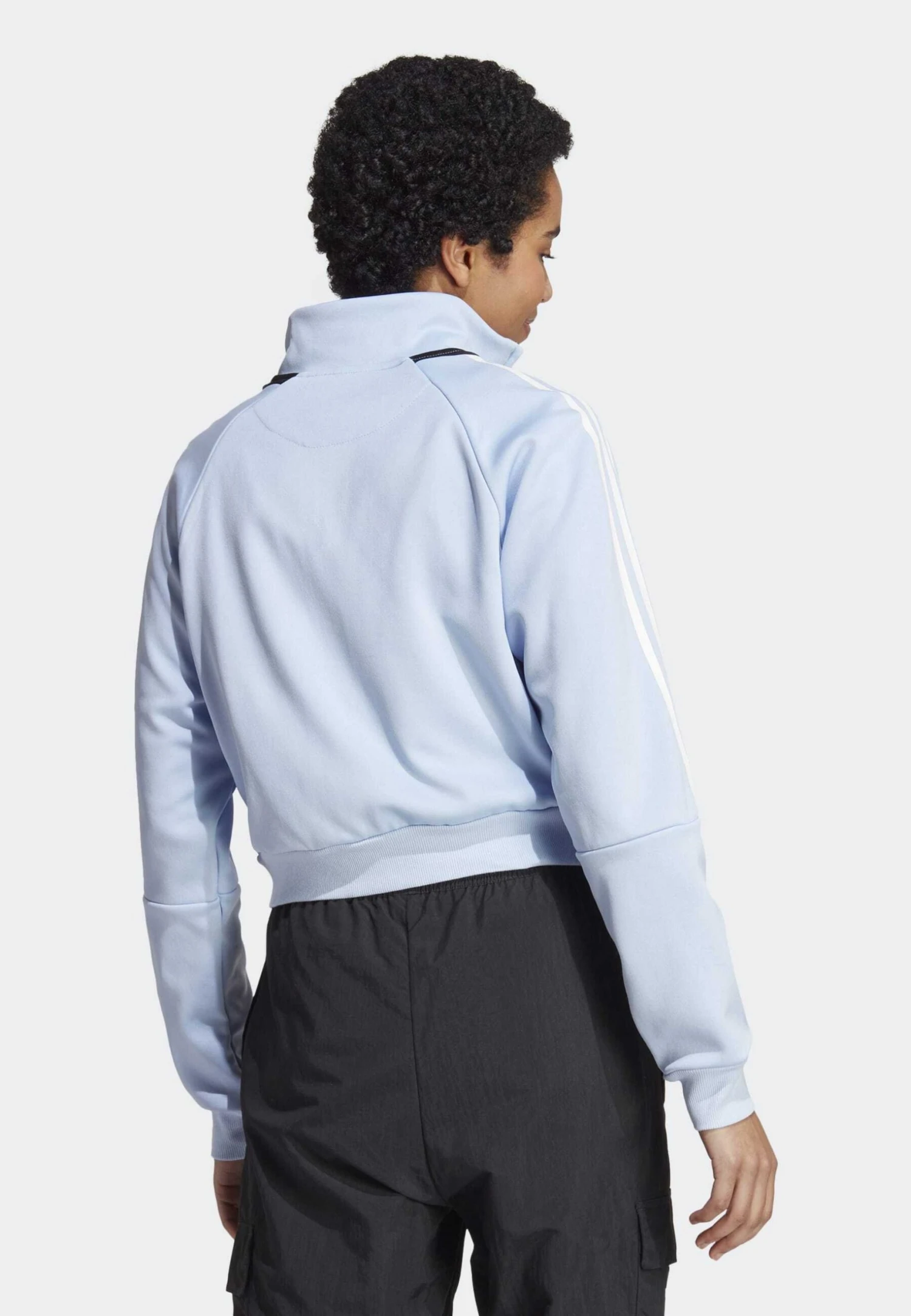 Adidas Sportswear Tiro Suit Up Track Top Lifestyle - Zip-Up Sweatshirt - Blue Dawn / White / Black 4 Adidas Sportswear Tiro Suit Up Track Top Lifestyle - Zip-Up Sweatshirt - Blue Dawn / White / Black - Image 2