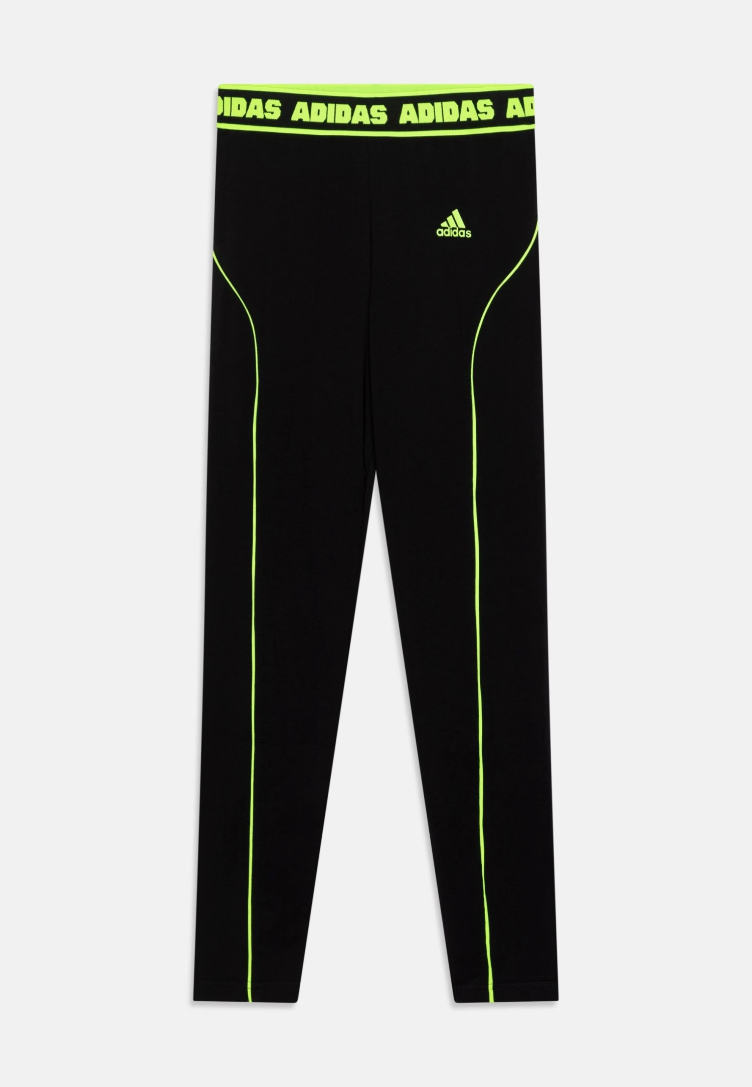 Adidas Sportswear Tight - Leggings - Trousers - Black/Lucid Lemon 3 Adidas Sportswear Tight - Leggings - Trousers - Black/Lucid Lemon