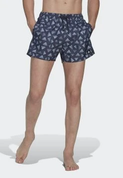 Adidas Sportswear Logo Print - Swimming Shorts - Shadow Navy Blue Dawn