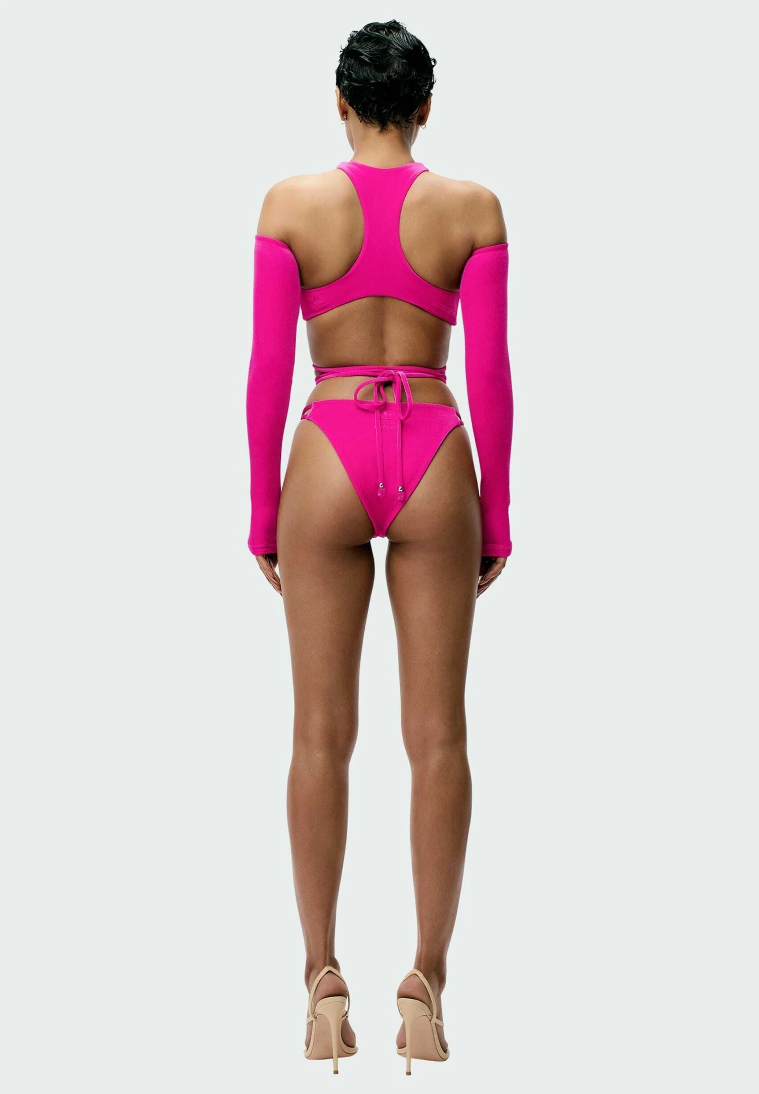 Adidas Originals Crisscross Swim - Swimsuit - Shock Pink 4 Adidas Originals Crisscross Swim - Swimsuit - Shock Pink - Image 2