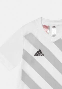 ADIDAS PERFORMANCE Entrada Unisex - Print T-Shirt - White/Team Light Grey -Adidas Shop 1fe81de30b6645b4a25efb93545386f8