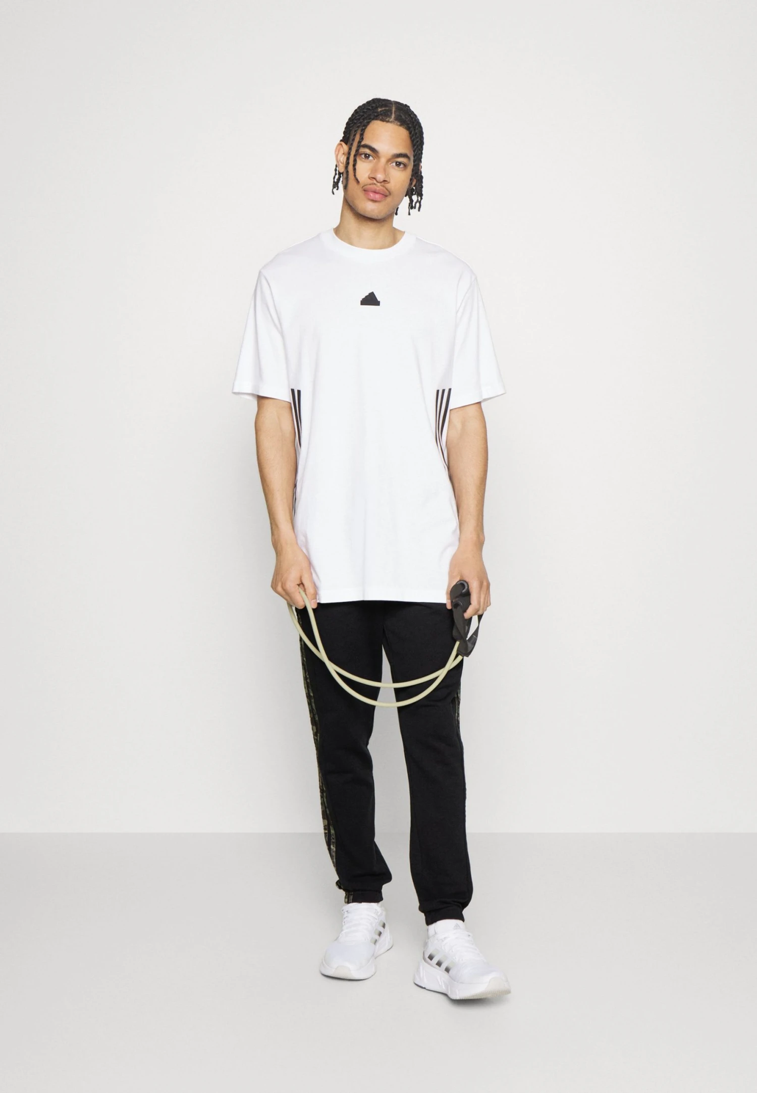 Adidas Sportswear Tracksuit Bottoms - Black/Olive Strata 4 Adidas Sportswear Tracksuit Bottoms - Black/Olive Strata - Image 2