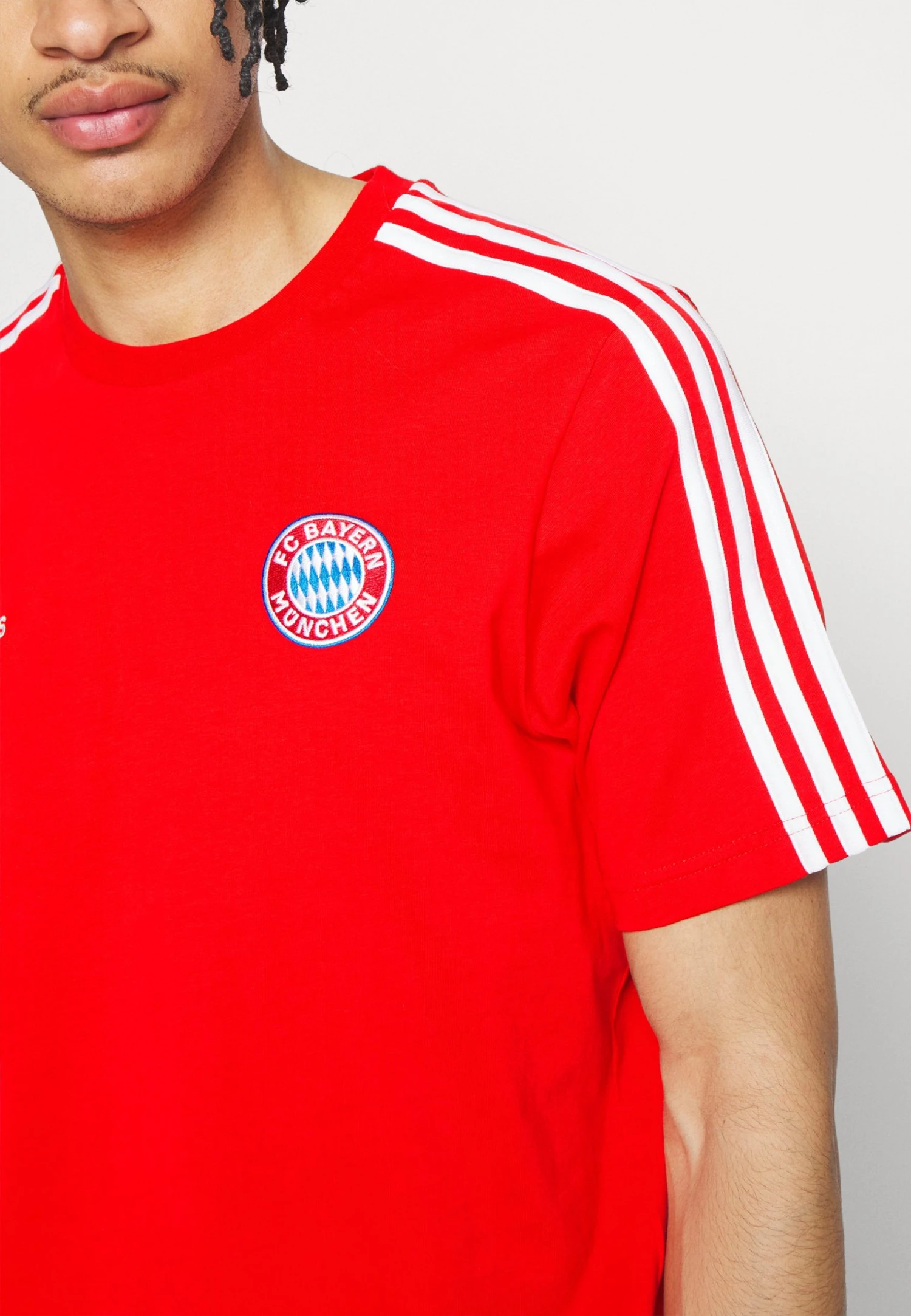 ADIDAS PERFORMANCE Fc Bayern München Dna Tee - Club Wear - Red 8 ADIDAS PERFORMANCE Fc Bayern München Dna Tee - Club Wear - Red - Image 6